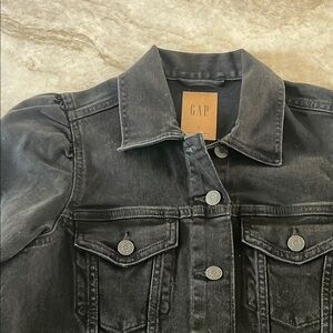 GAP Black Denim Jacket S